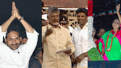 ఆంధ్రలో ఎన్నికల ప్రచారం ఆదివారం షెడ్యూల్