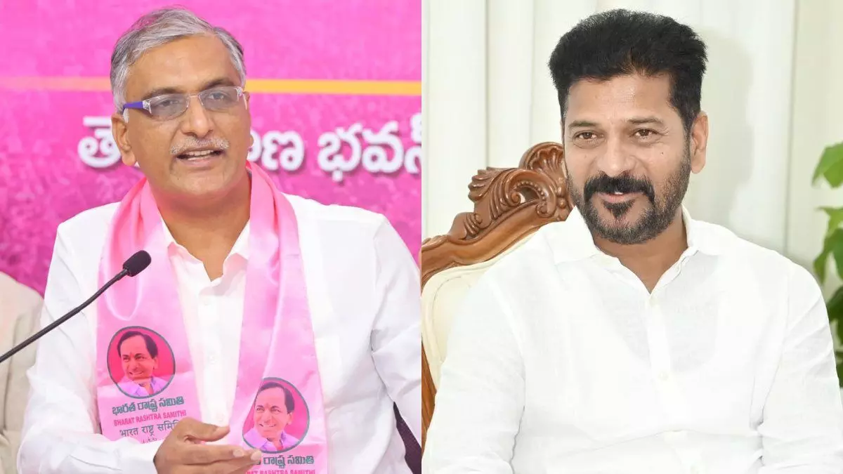 రేవంత్ కు హరీష్ సన్మానం