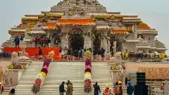 అయోధ్య రామమందిర గర్భగుడిలోకి వర్షం నీళ్లు..