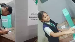 ఒక విశాఖ సంసిధ్ స్కూల్లో ఎన్నికలు ఇలా జరిగాయి...