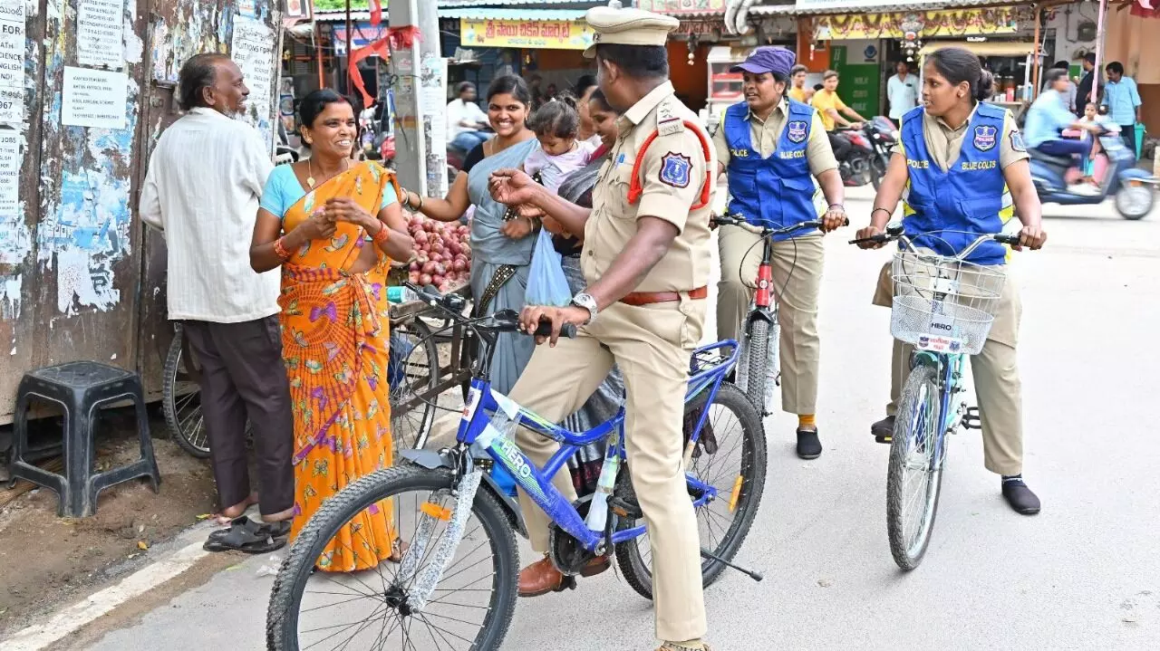 రాచకొండలో నేరాల నియంత్రణకు సైకిళ్లపై పోలీసు పెట్రోలింగ్