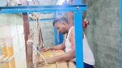 సిరిసిల్ల చేనేత కార్మికుడి కళా నైపుణ్యం భళా