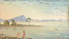 పెయింటింగ్స్ లో హైదరాబాద్ సరస్సులు