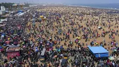 వైమానిక ప్రదర్శనలతో మెరీనా బీచ్ మురిసిన, అలసటతో ఐదుగురు..