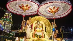 చంద్రప్రభ వాహనం పై మలయప్పస్వామి