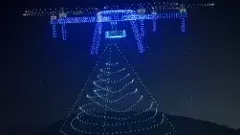 కృష్ణా తీరానా కనుల విందుగా డ్రోన్‌ షో