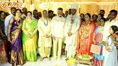 ఏపీ డీజీపీ కూతురు పెళ్లికి హాజరైన సీఎం చంద్రబాబు