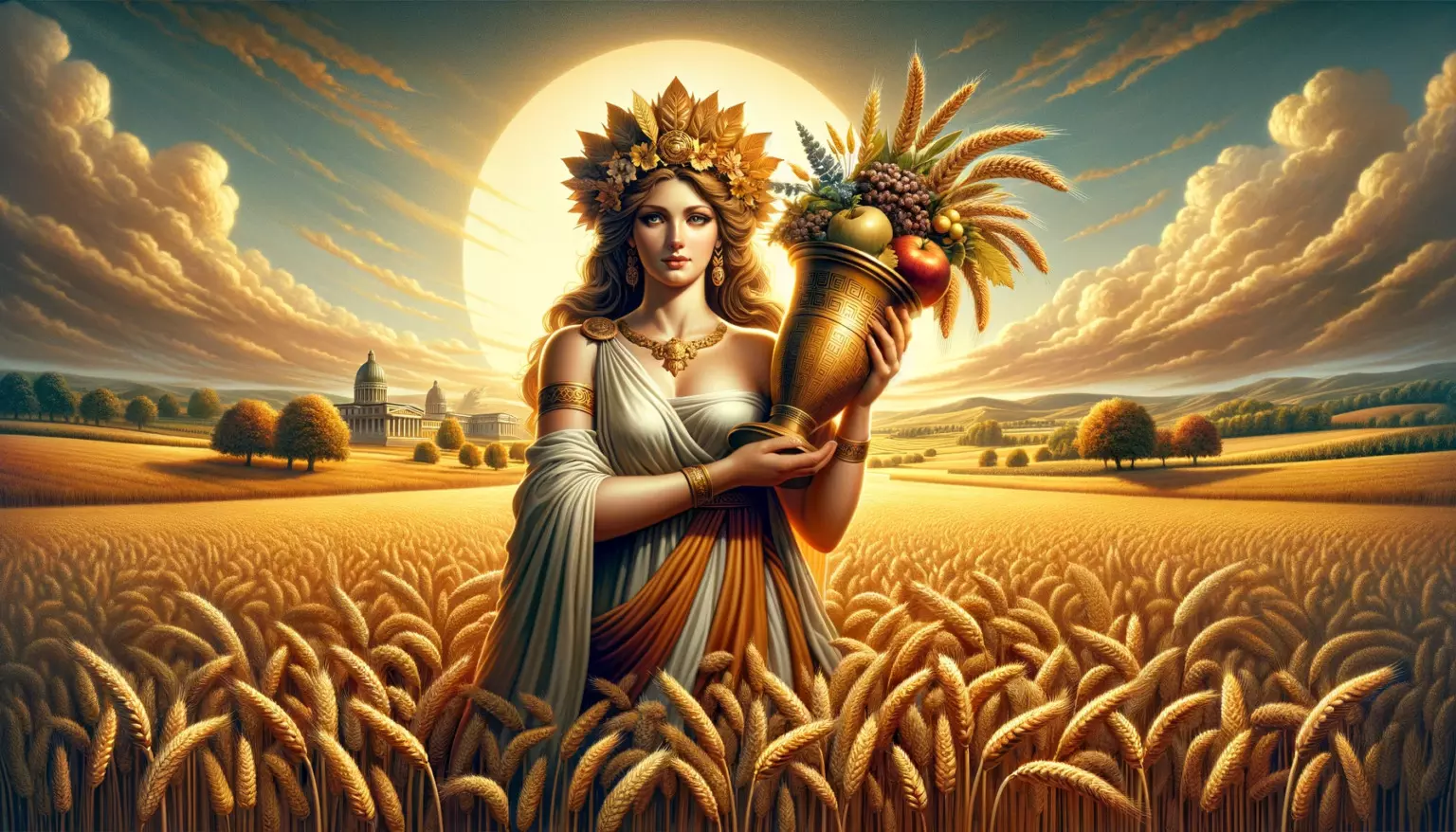 Demeter: Goddess of fertility, Goodess of Harvest, Stone Age (Greek Mythology)