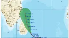 నైరుతి బంగాళాఖాతంలో బలపడిన వాయుగుండం