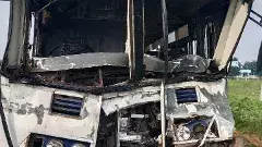 BIG BREAKING | జేసీబీని ఢీకొన్న ఆర్టీసీ బస్సు