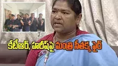 Seethakka Logic|కేటీఆర్, హరీష్ పై మంత్రి సీతక్క సూపర్ లాజిక్