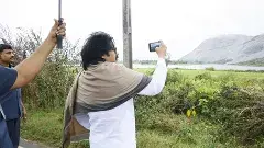 జోరు వానలో ప్రకృతి అందాలను తిలకించిన పవన్‌ కల్యాణ్‌