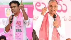 కెటిఆర్, హరీష్ రావు కేసులకు ముందూ...వెనుకా