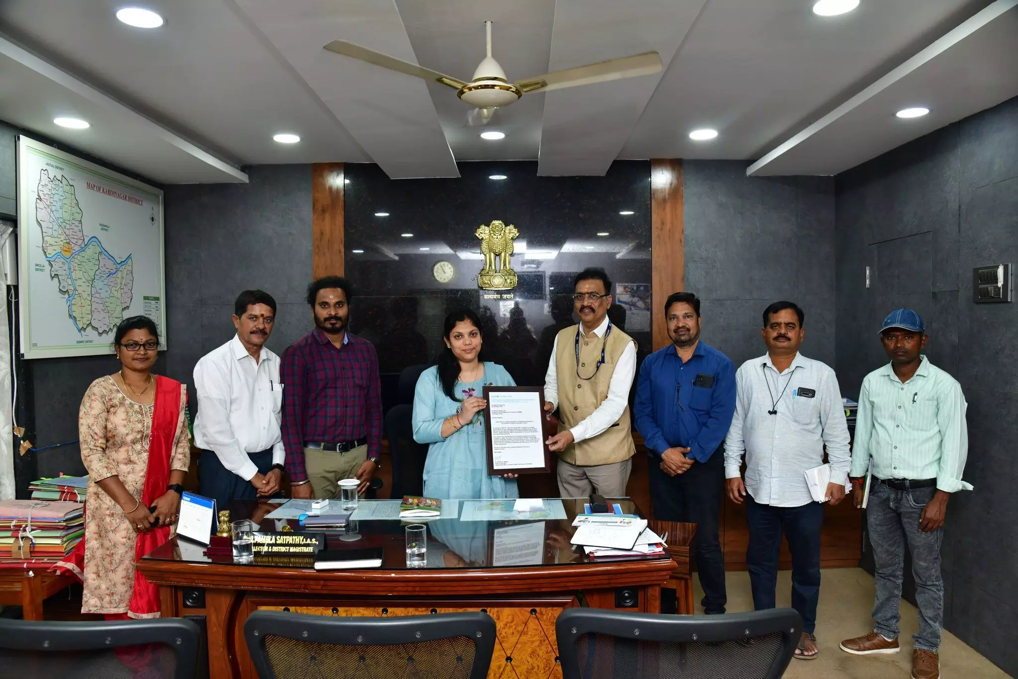 UNICEF Appreciates Collector | కలెక్టర్ పమేలాకు యునిసెఫ్ అభినందన