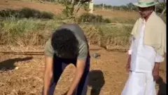 KCR FARM HOUSE | మనవడికి సేద్యం నేర్పిస్తున్న కేసీఆర్