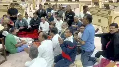 రాజస్థాన్ అసెంబ్లీలో కాంగ్రెస్ ఎమ్మెల్యేల ధర్నా