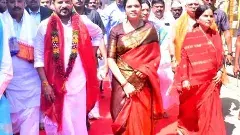 యాదగిరిగుట్టలో బంగారు గోపురాన్ని ఆవిష్కరించిన సీఎం