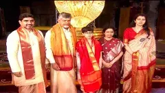 Nara Devansh | శ్రీవారి సన్నిధిలో సీఎం మనవడి పుట్టినరోజు సందడి