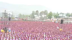 కొండ‌.. కోన‌ల్లో.. మ‌హా సూర్య వంద‌నం!