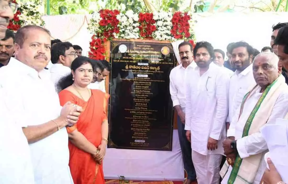 పిఠాపురంలో 100 పడకల ఆసుపత్రికి పవన్‌ శంకుస్థాపన