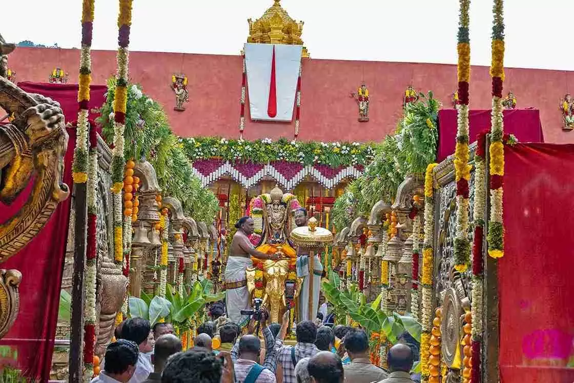 తిరుమలలో వైభవంగా శ్రీ పద్మావతీ పరిణయోత్సవాలు ప్రారంభం తిరుమలలో వైభవంగా శ్రీ పద్మావతీ పరిణయోత్సవాలు ప్రారంభం