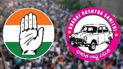 కాంగ్రెస్‌తో బీఆర్ఎస్ పోటీ ర్యాలీ..!