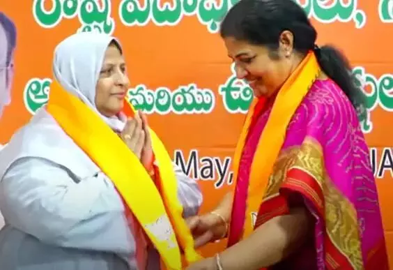 బీజేపీలోకి వైసీపీ ఎమ్మెల్సీ జకియా ఖానం బీజేపీలోకి వైసీపీ ఎమ్మెల్సీ జకియా ఖానం