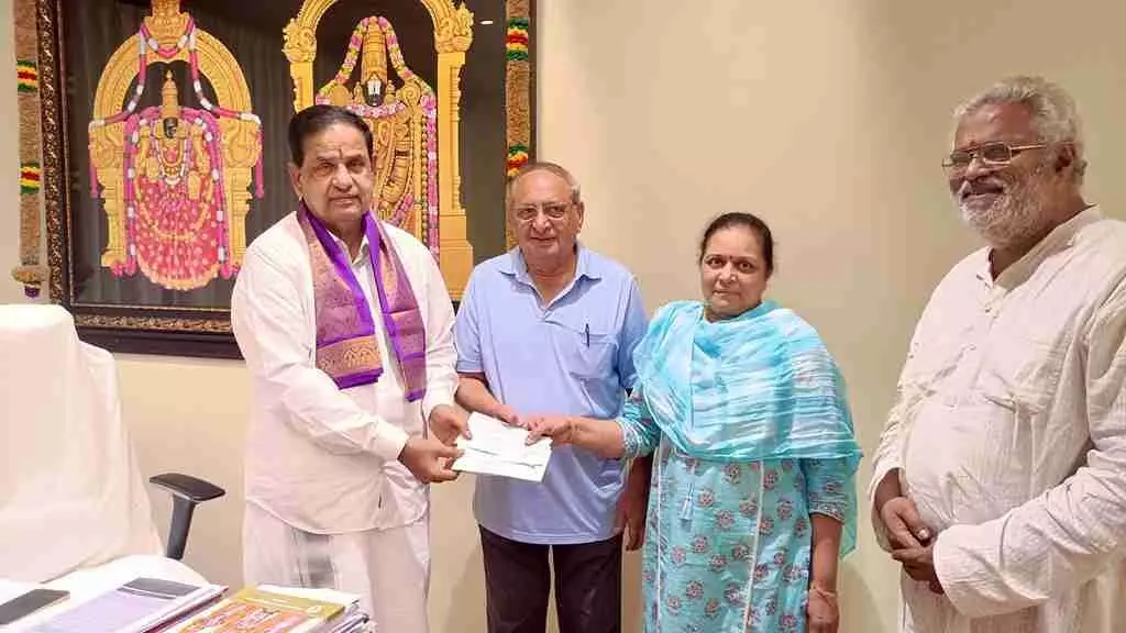 Tirumala || టీటీడీకి భారీ విరాళం.! Tirumala || టీటీడీకి భారీ విరాళం.!