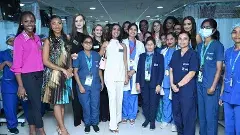 హైదరాబాద్‌లో  వైద్య సౌకర్యాలపై అందాలభామల ఆరా