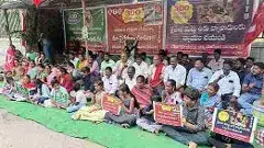 TTD AD Building | ట్రిపుల్ సెంచురీకి చేరిన చిరు వ్యాపారుల నిరసన