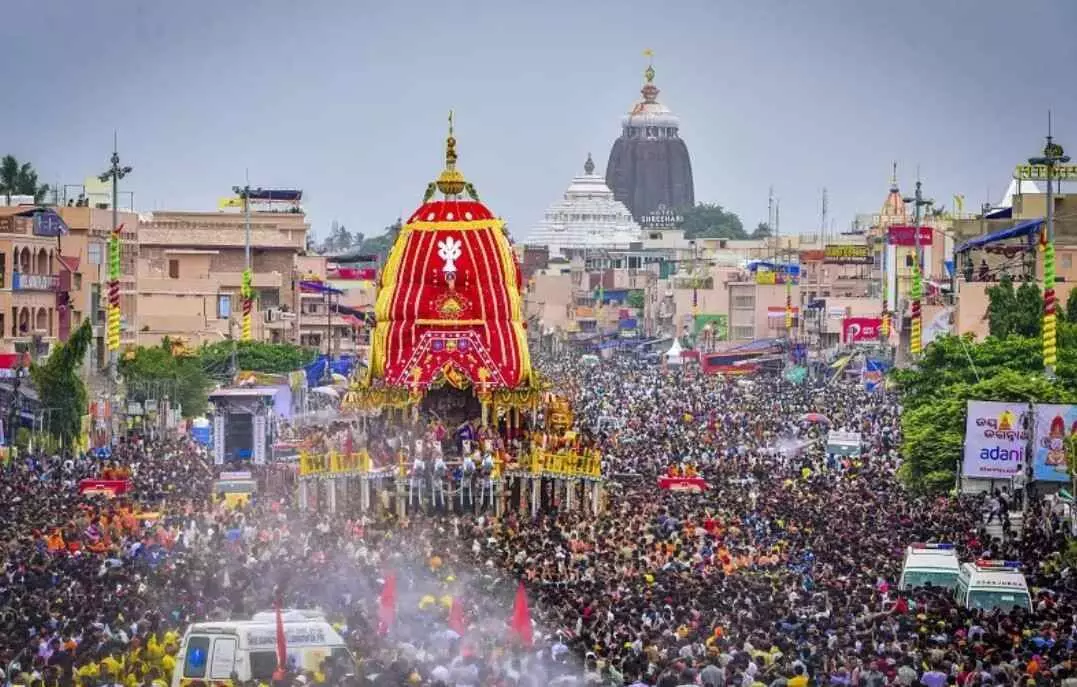 పూరి రథయాత్రలో విషాదం పూరి రథయాత్రలో విషాదం