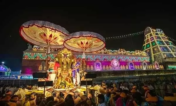 Tirumala || జూలై మాసంలో తిరుమలలో రెండుసార్లు గరుడ వాహన సేవ..! Tirumala || జూలై మాసంలో తిరుమలలో రెండుసార్లు గరుడ వాహన సేవ..!