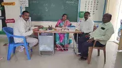 అన్న పాఠశాలను తనిఖీ చేసిన చెల్లెలు