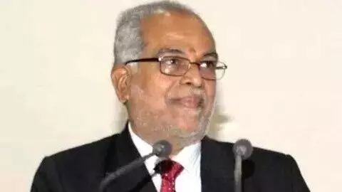 ఉపరాష్ట్రపతి పదవికి భారత కూటమి తరుపున నామినేషన్ వేసిన  సుదర్శన్ రెడ్డి