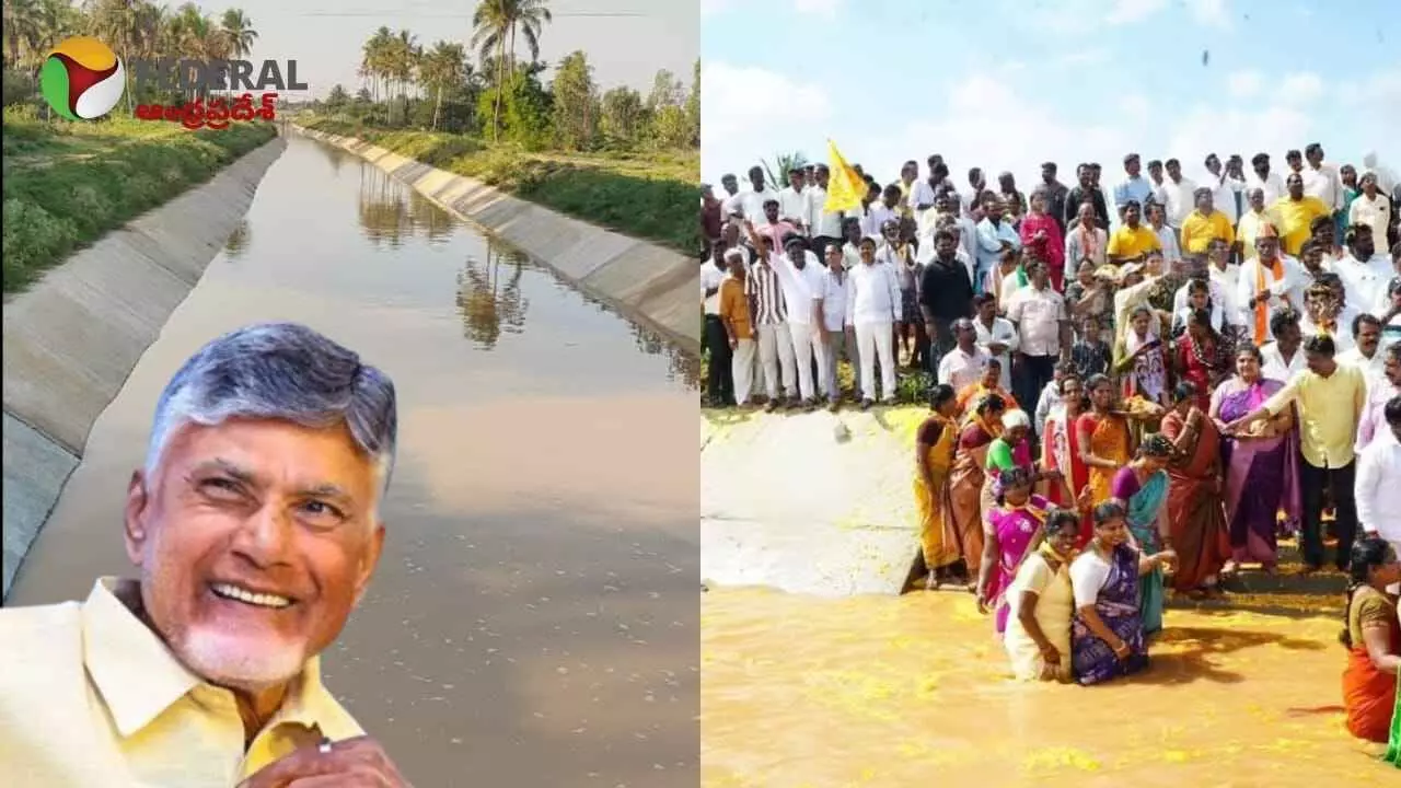 చంద్రబాబు కుప్పంకు కృష్ణా జలాలతో అభిషేకమ్ చంద్రబాబు కుప్పంకు కృష్ణా జలాలతో అభిషేకమ్