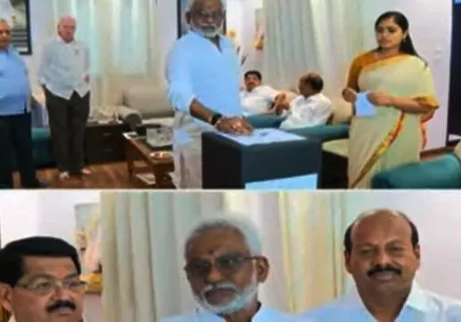 ఉపరాష్ట్రపతి ఎన్నికలు–వైసీపీ మాక్ పోలింగ్ ఉపరాష్ట్రపతి ఎన్నికలు–వైసీపీ మాక్ పోలింగ్