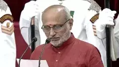 భారత 15వ ఉపరాష్ట్రపతిగా రాధాకృష్ణన్ ప్రమాణ స్వీకారం