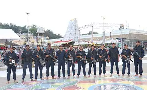 తిరుమల: నాలుగువేల మందితో రక్షణ కవచం