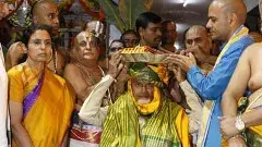 శ్రీవారి పట్టువస్త్రాల సమర్పణలో బాబు రికార్డు