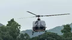 హెలికాఫ్టర్ లో నుంచి చూస్తే విజయవాడ ఎట్టుంటదంటే...