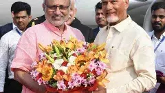 ఏపీ పర్యటనకు వచ్చిన ఉపరాష్ట్రపతి సీపీ రాధాకృష్ణన్‌.