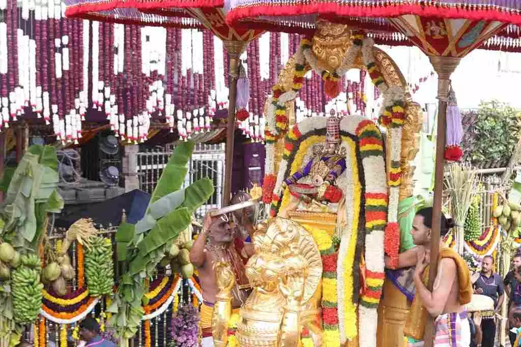 TIRUMALA || సింహ వాహనంపై యోగ నరసింహుని అలంకారంలో శ్రీ మలయప్ప.