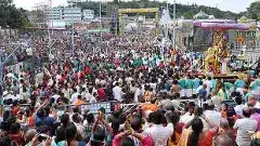 యాత్రికులతో కిటకిటలాడుతున్నశ్రీవారి క్షేత్రం