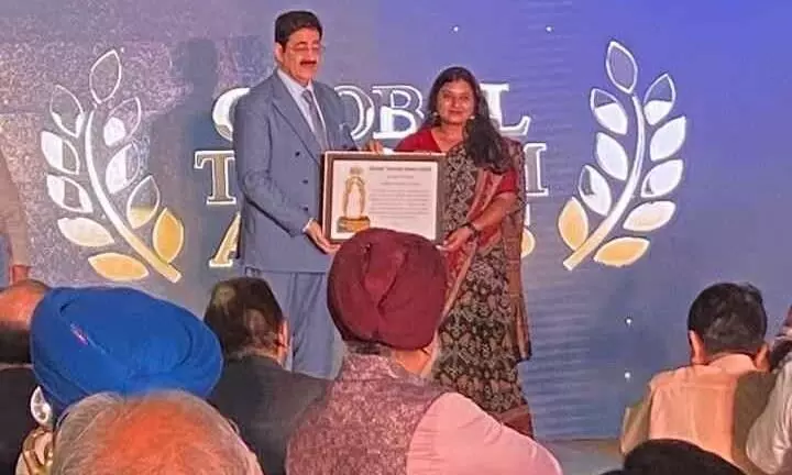 పర్యాటక శాఖకు గ్లోబల్ టూరిజం అవార్డు