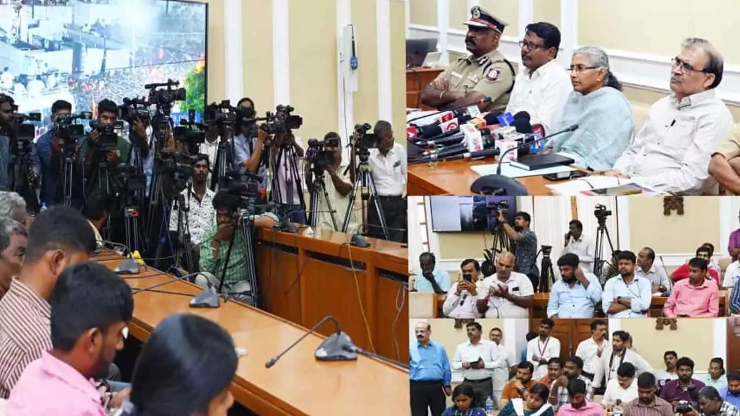 తొక్కిసలాట ఘటనపై పోలీసుల మాటేంటి?
