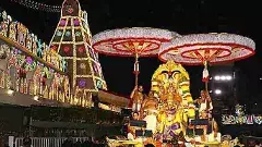 పులకించిన తిరుమల..  వైభవంగా పౌర్ణమి గరుడసేవ..