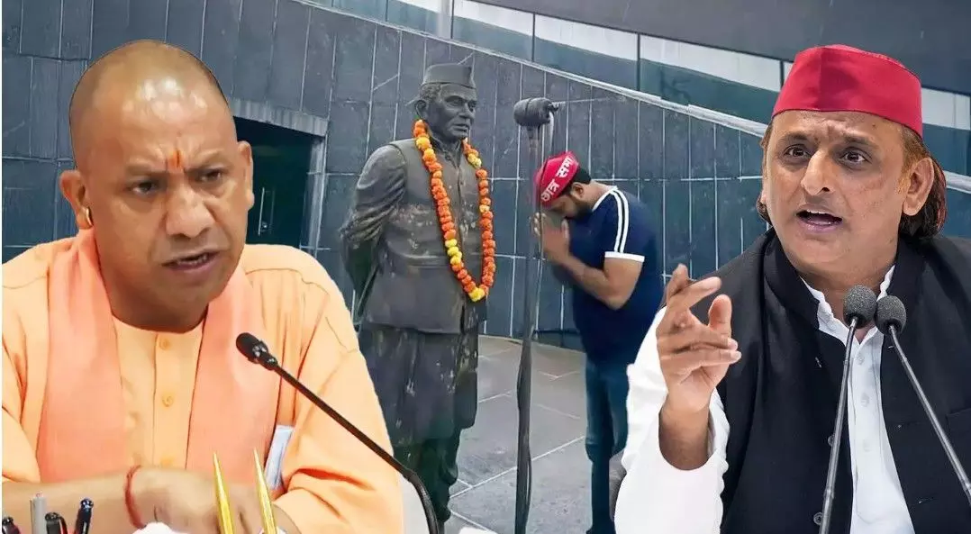 ఉత్తర ప్రదేశ్ లో వేడెక్కిన పూలమాలల రాజకీయం