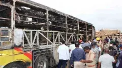 కర్నూల్ బస్సు ప్రమాదం :తెలంగాణ అధికారుల సహాయ చర్యలు ముమ్మరం