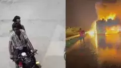 ఒరేయ్, ఎర్రిస్వామి.. బస్సెట్టా తగలబడిందో చెప్పరా!