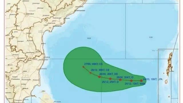 అండమాన్‌ టు కాకినాడ.. మొంథా తుఫాన్‌ జర్నీ..
